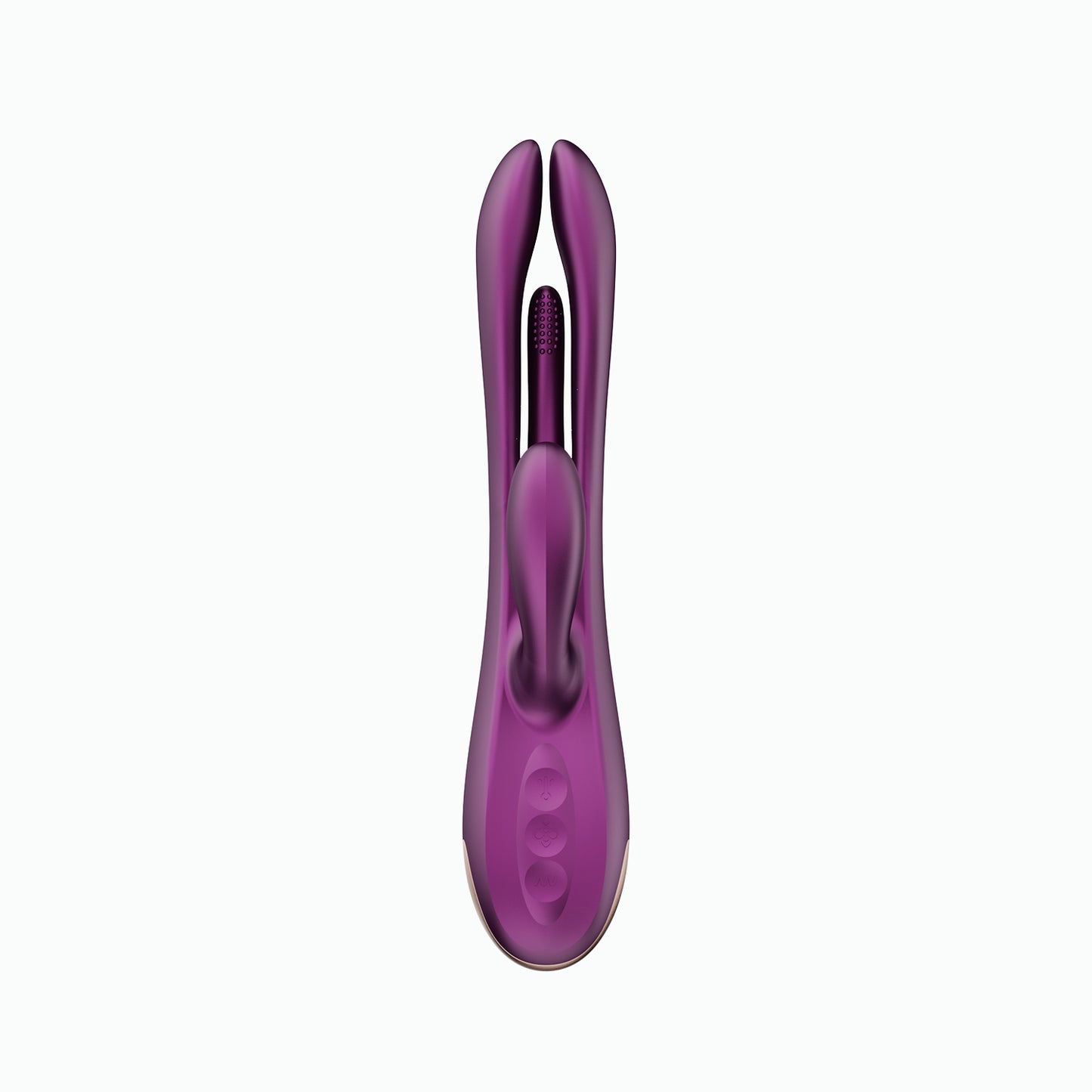 Terri - App Controlled Tapping Rabbit Vibrator -  Purple H-VS-22-951PU