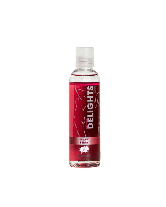 Warming Delights - Strawberry - Flavored Lube 4 Oz WT20424