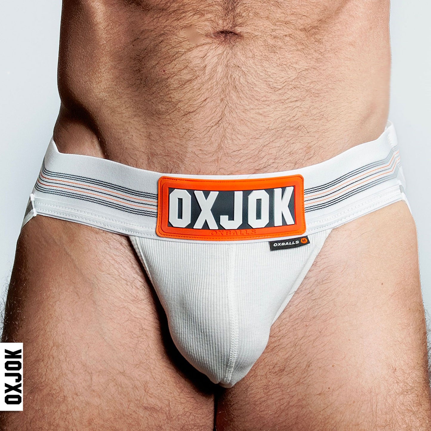 Slingjock Upthrust Slider-Strap Jock White Snow - Large OX-JOK-1000-WHT-L