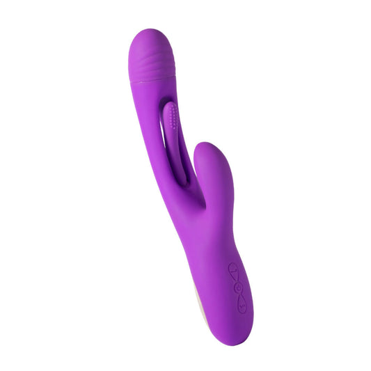 Bora - Rabbit Tapping G-Spot Vibrator - Purple H-VS-32-920PU