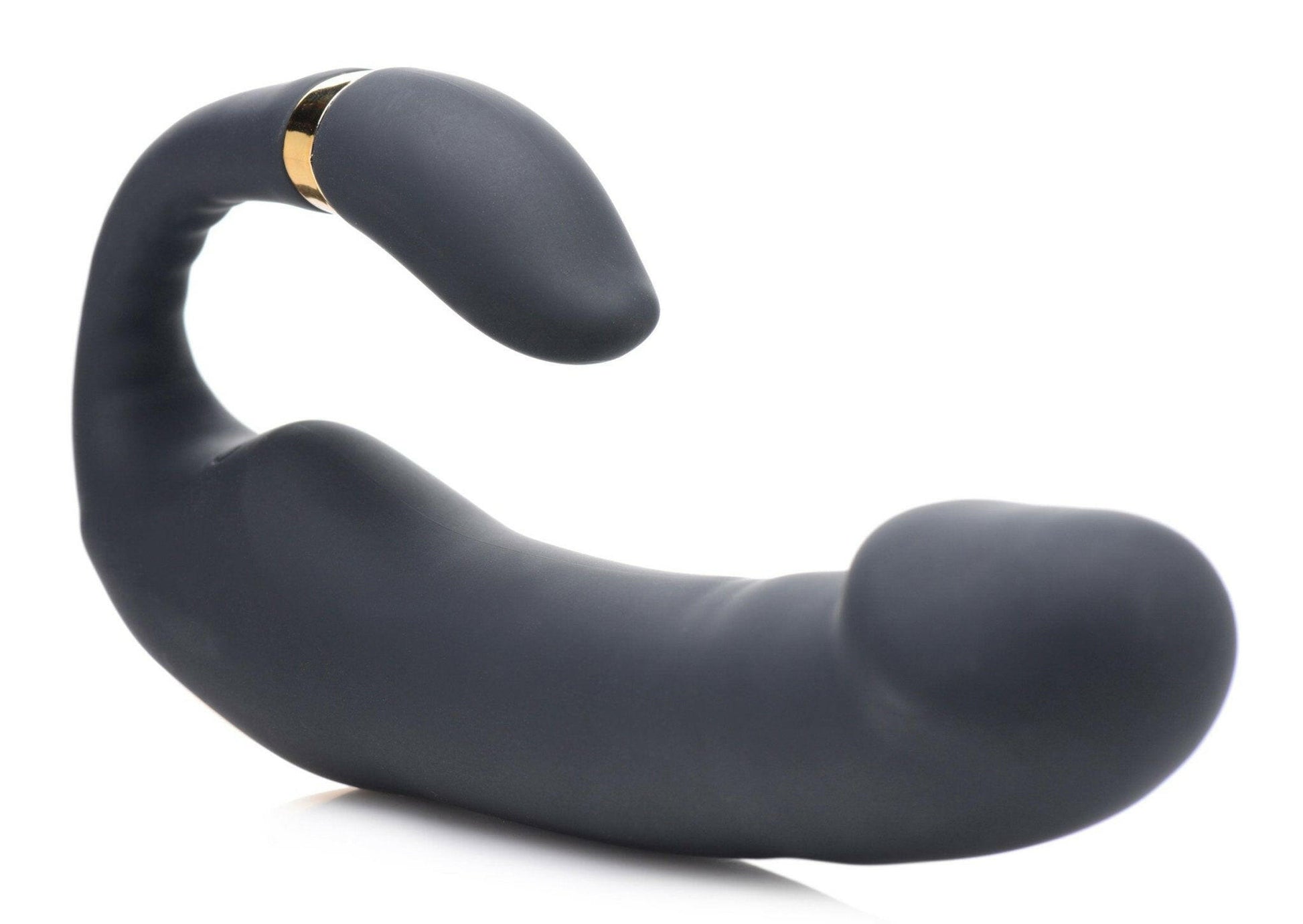 10x Pleasure Pose Come Hither Silicone Vibe With Poseable Clit Stim - TemptationsSaleTemptationsINM-AG630