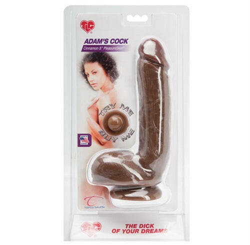 Tlc Adam's Pleasureskin Cock - Dark TS1003036