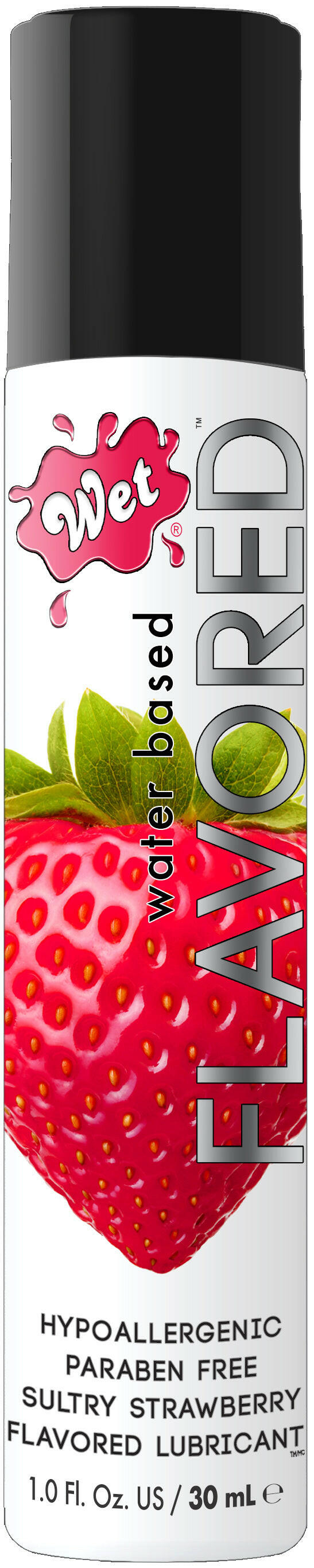 Wet Flavored Lubricant - Sexy Strawberry - 1 Fl Oz WT21608