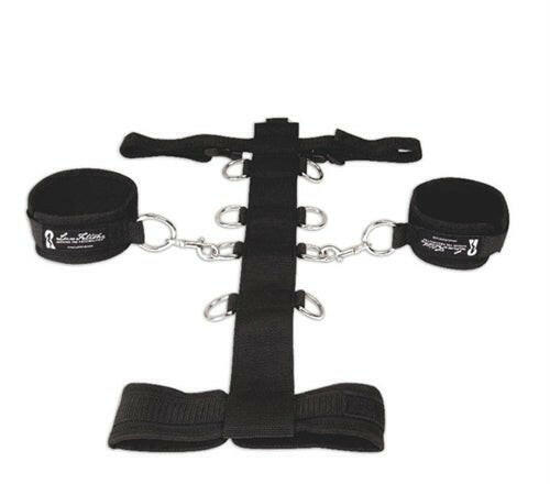 3-Piece Adjustable Neck and Wristraint Set - TemptationsLux FetishTemptationsEL-LF-1463