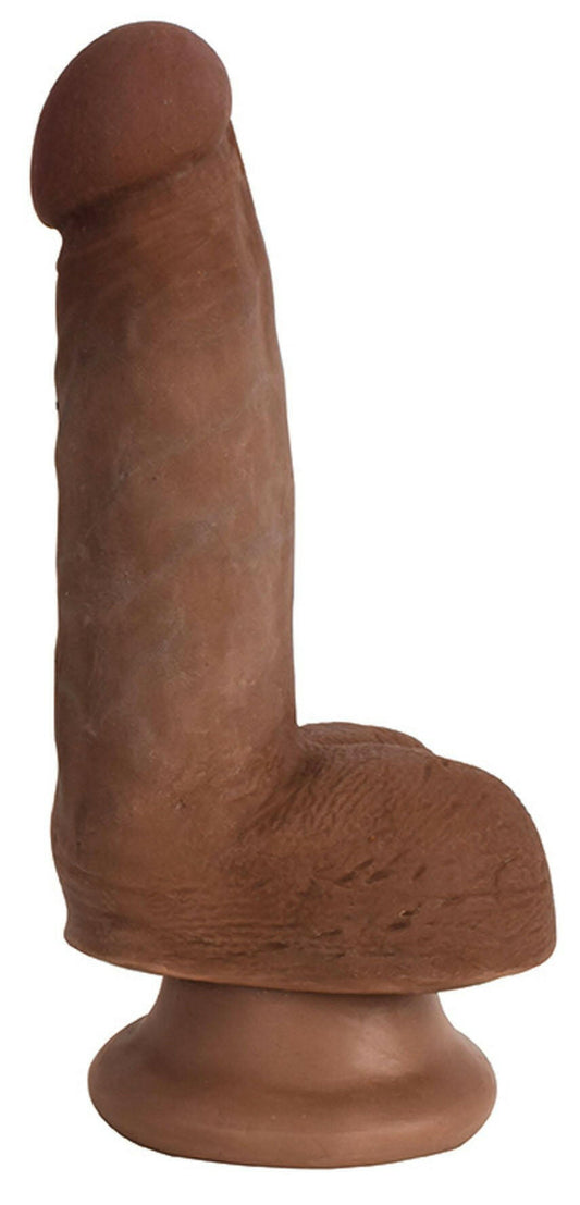 6 Inch Home Grown Cock - Chocolate - TemptationsCurve ToysTemptationsCN-06-0501-11