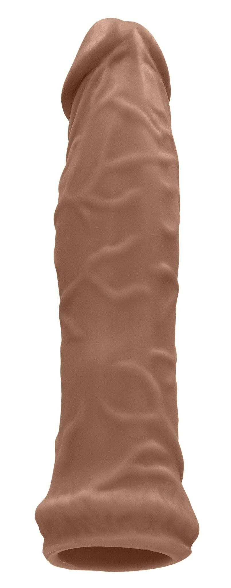 6 Inch Penis Sleeve - Tan - TemptationsShots RealRockTemptationsSH-REA105TAN