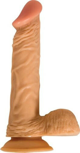 8 Inch Vibrating All American-Whopper With Balls - TemptationsHoliday Blowout SaleTemptationsNW1898-1