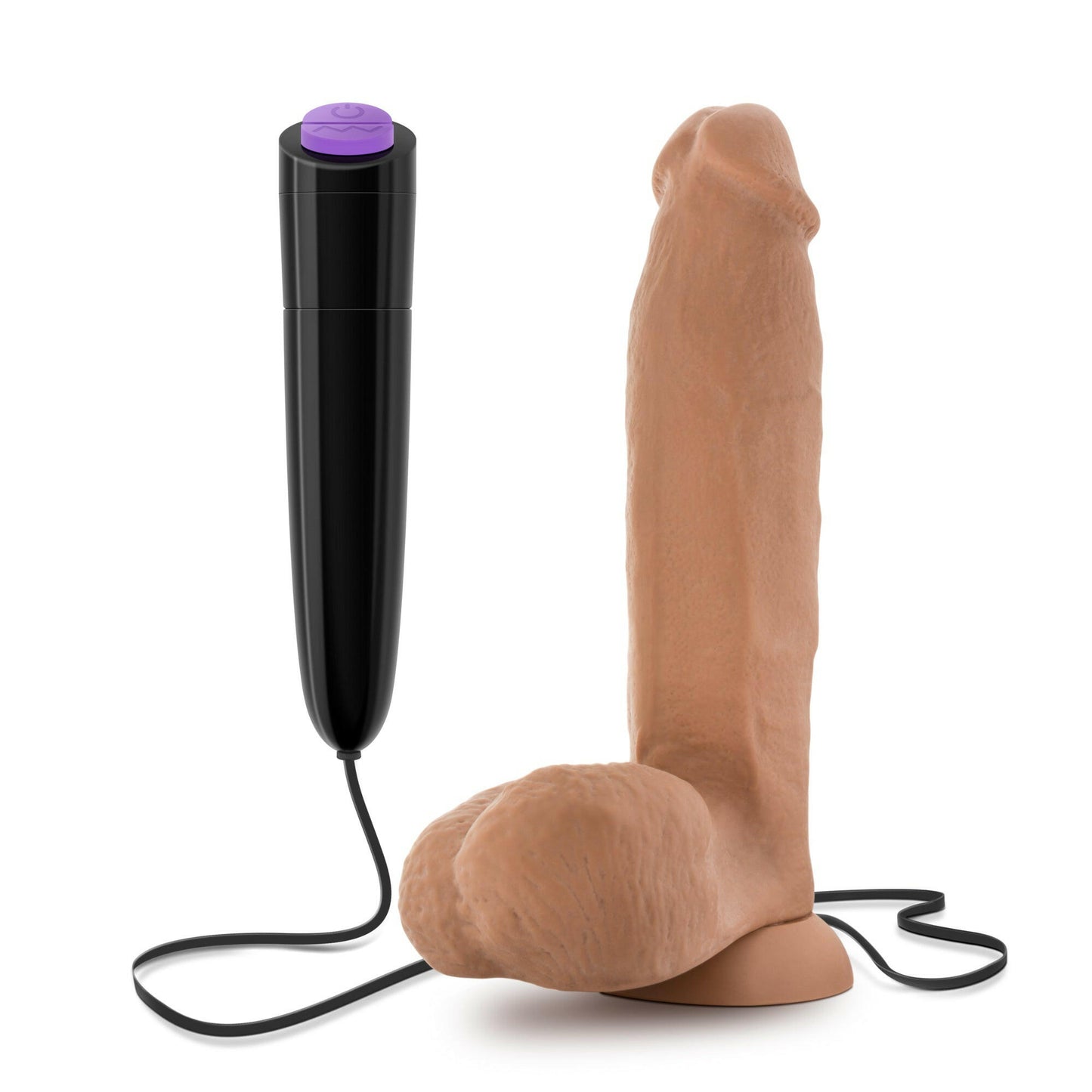 X5 Plus 8 Inch Vibrating Cock - Latin BL-52377