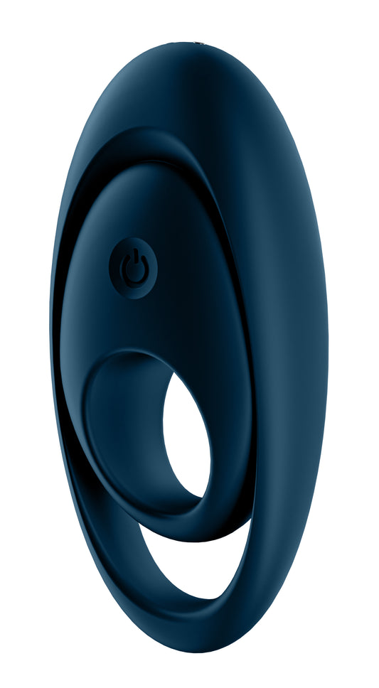 Glorious Duo Ring Vibrator - Dark Blue SAT-J2008-28