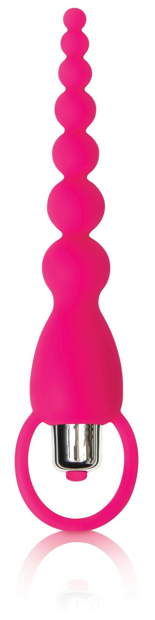 Adam and Eve Silicone Booty Bliss Vibrating Beads - Pink - TemptationsSaleTemptationsAE-FC-9742-2