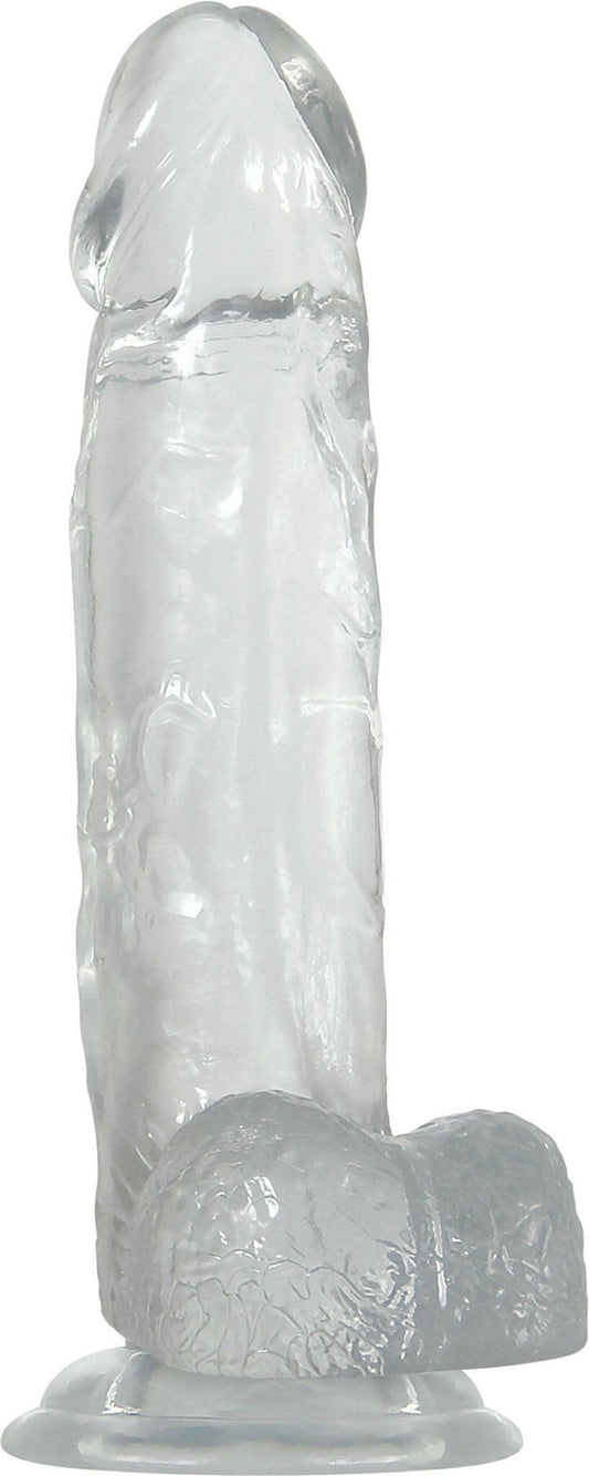 Adam and Eve's Crystal Clear 8 Inch Dildo - TemptationsHoliday Blowout SaleTemptationsAE-WF-3138-2