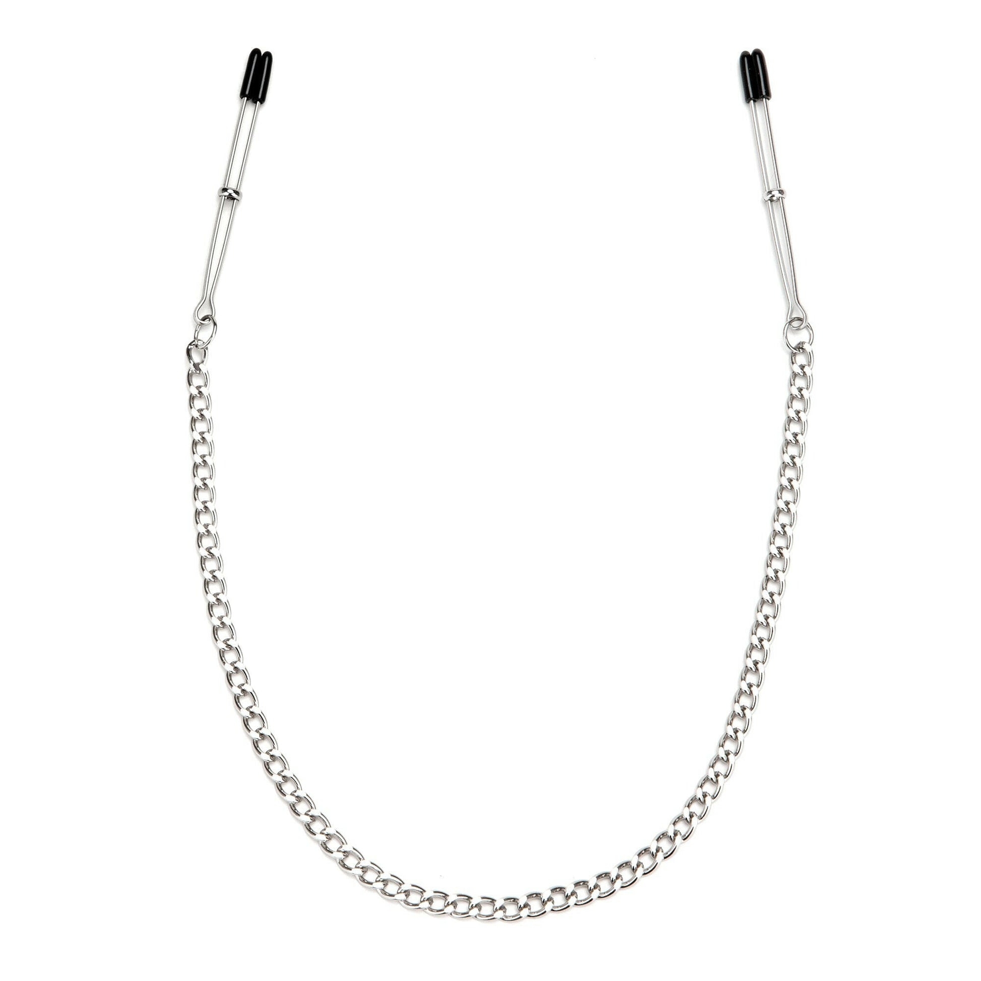 Adjustable Tweezer Nipple Clips With Chain - TemptationsHoliday Blowout SaleTemptationsEL-LF5211