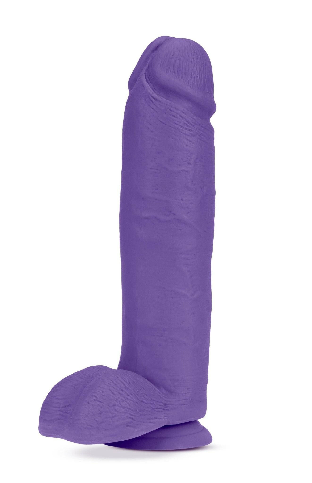 Au Naturel - Bold - Huge - 10 Inch Dildo - Purple - TemptationsSale SpecialsTemptationsBL-26711