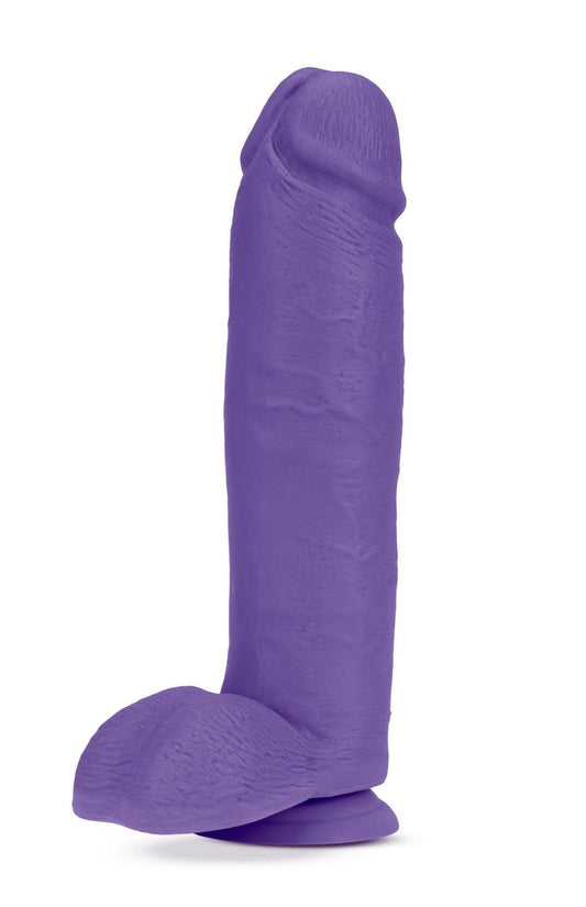 Au Naturel - Bold - Huge - 10 Inch Dildo - Purple - TemptationsSale SpecialsTemptationsBL-26711