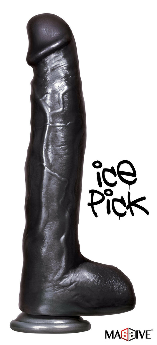 Bbc - Big Black Cock Icepick 12" - TemptationsIcon BrandsTemptationsICFL5201-2