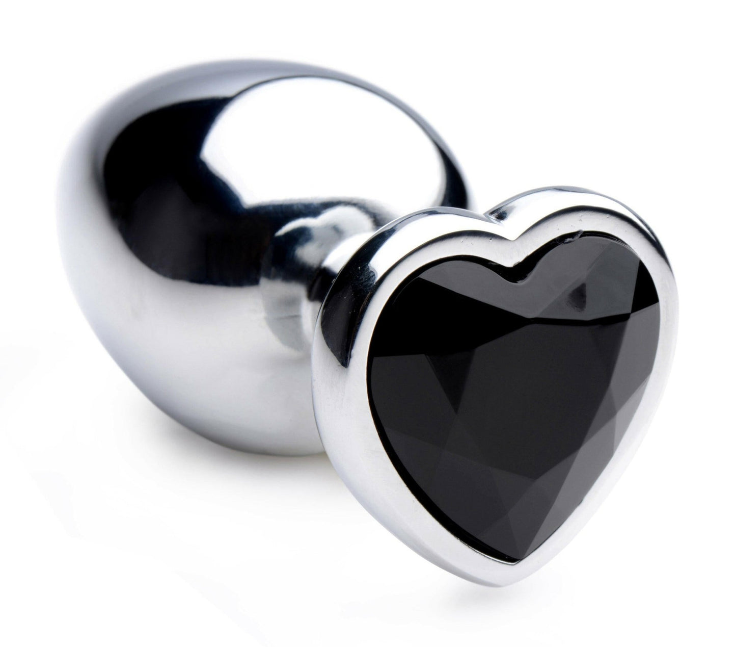 Black Heart Gem Anal Plug - Large - TemptationsXR Brands Booty SparksTemptationsBTYS-AG476L