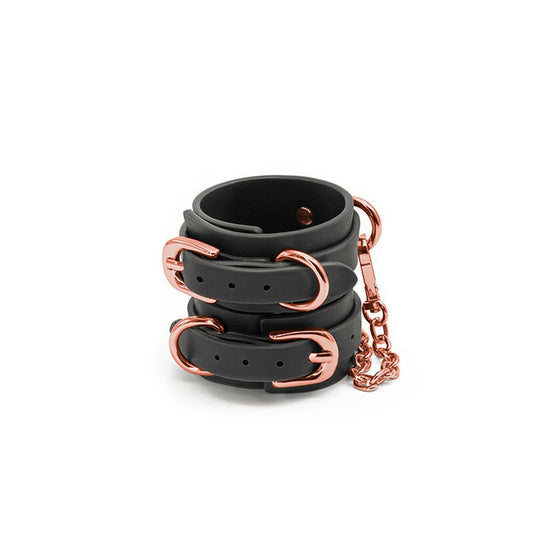 Bondage Couture - Wrist Cuffs - Black - TemptationsnsnoveltiesTemptationsNSN-1306-33