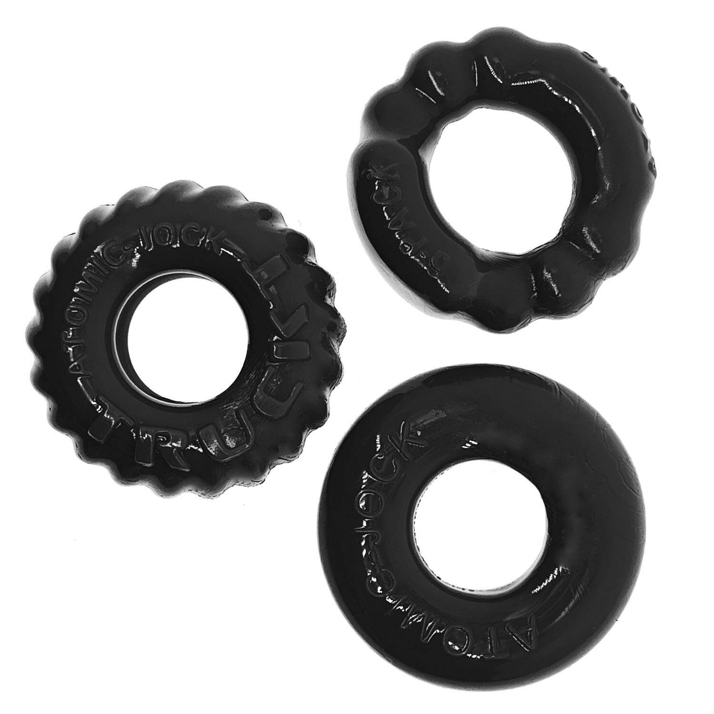 Bonemaker 3-Pack Boner Rings - Clear - TemptationsOxballsTemptationsOX-3061-BLK