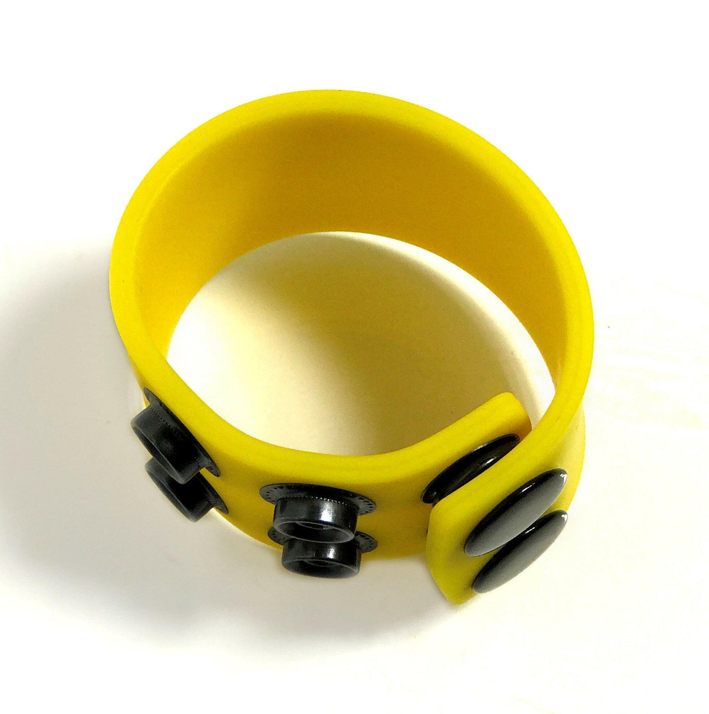 Boneyard Silicone Ball Strap 4cm Stretcher - Yellow - TemptationsRascal - BoneyardTemptationsBY-0314