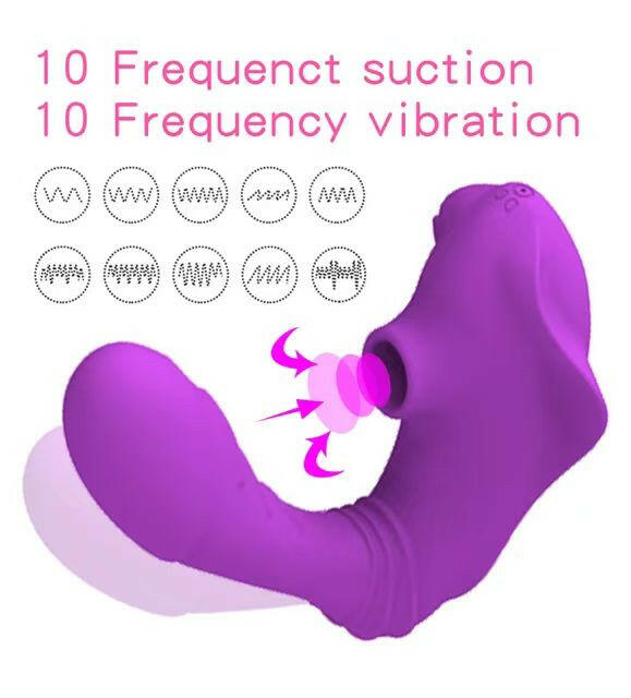 Butterfly Double Stimulation Vibrator - TemptationsSexcite ShopTemptationsSXCT019