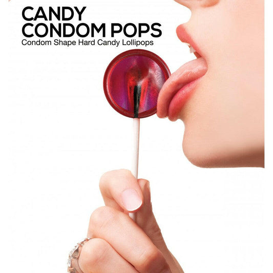 Candy Condom Pop - Strawberry - TemptationsHott ProductsTemptationsHTP3221