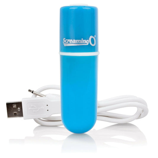 Charged Vooom Rechargeable Bullet Vibe - Blue - TemptationsScreaming OTemptationsAMV-BU-101E