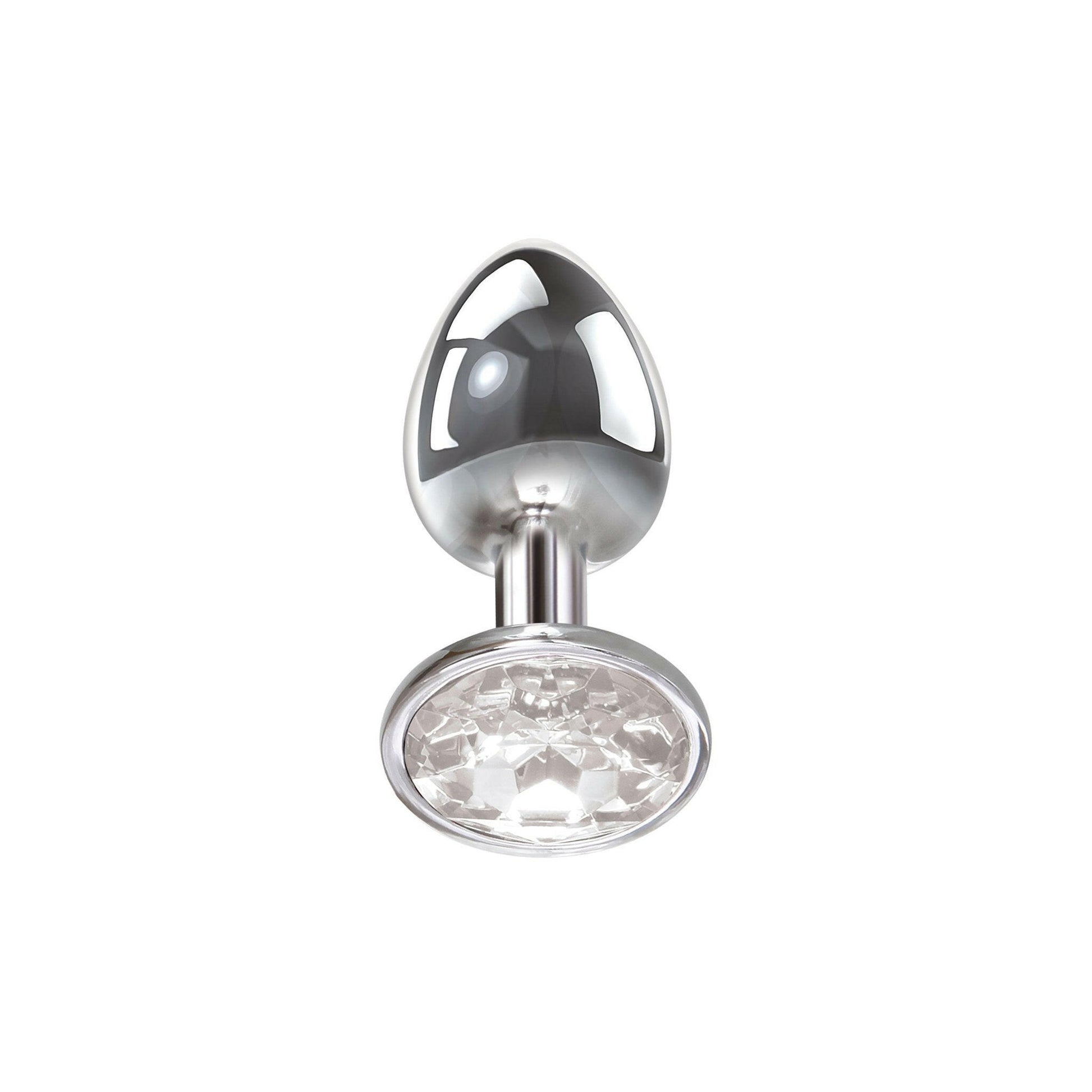 Clear Anal Gem Plug - Medium - TemptationsAdam and EveTemptationsAE-WF-4548-2