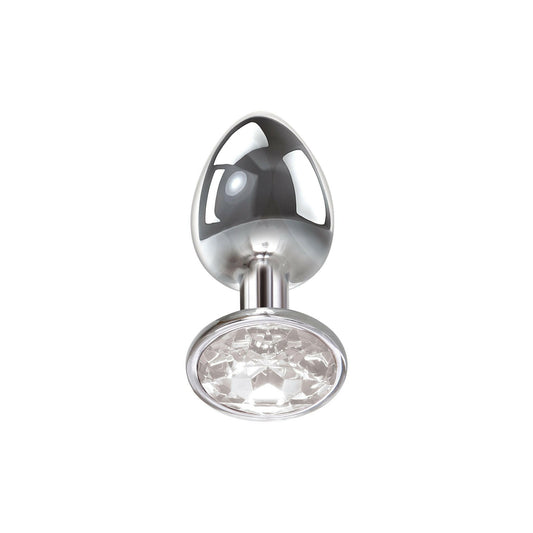 Clear Gem Anal Plug - Large - TemptationsAdam and EveTemptationsAE-WF-4555-2