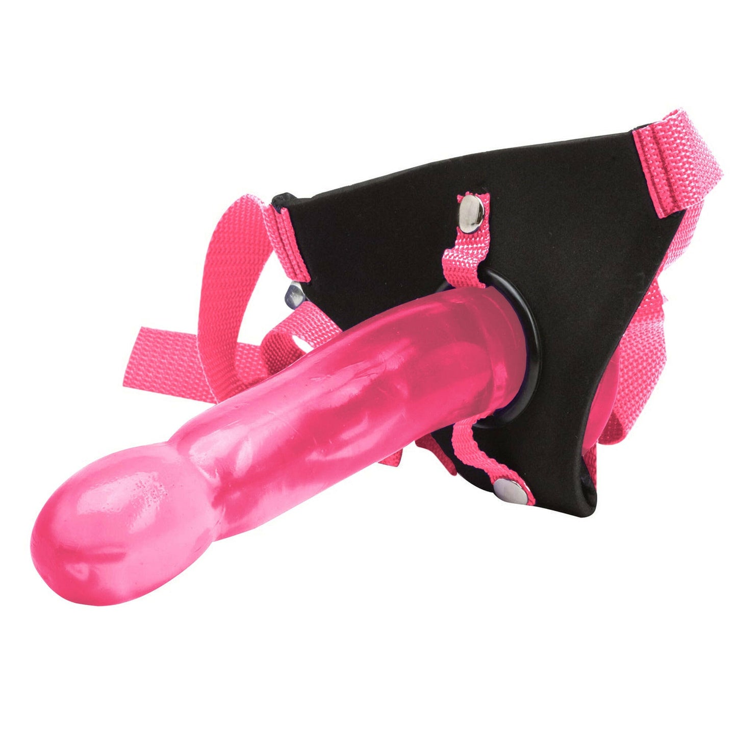 Climax Strap-on - Pink Ice Dong & Harness Set - TemptationsTopcoTemptationsTS1070194