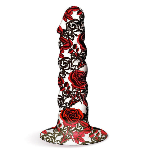 Collage - Iron Rose - Twisted - Silicone Dildo - TemptationsIcon BrandsTemptationsIC9003