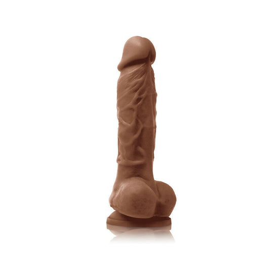 Colours - Pleasures - 5" Dildo - Brown - TemptationsnsnoveltiesTemptationsNSN-0405-12