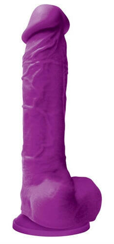 Colours Pleasures - 8" Dildo - Purple - TemptationsnsnoveltiesTemptationsNSN0405-25