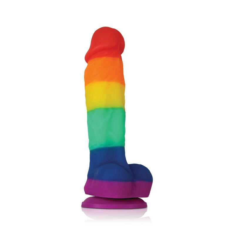 Colours Pride Edition - 5" Dildo - Rainbow - TemptationsnsnoveltiesTemptationsNSN0408-05