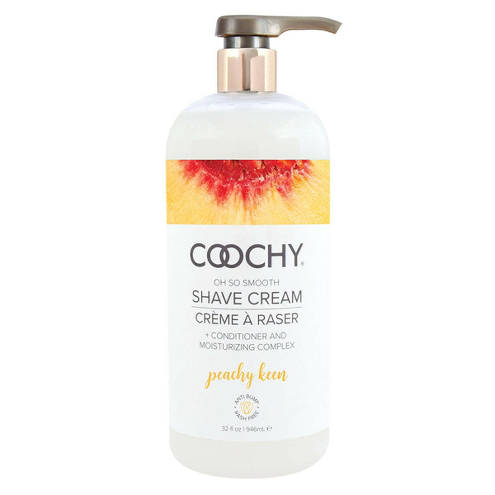 Coochy Oh So Smooth Shave Cream - Peachy Keen 32 Fl Oz - TemptationsClassic BrandsTemptationsCOO1014-32