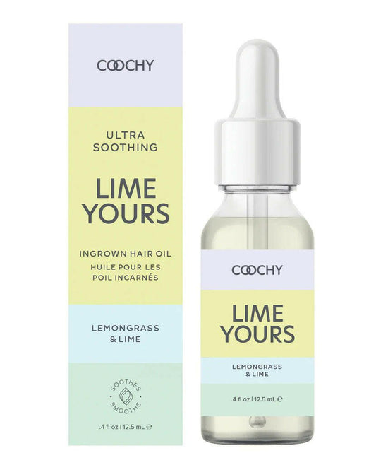 Coochy Ultra Soothing Lime Yours Ingrown Hair Oil - Lemongrass and Lime - 4 Oz - TemptationsClassic BrandsTemptationsCOO8000-01