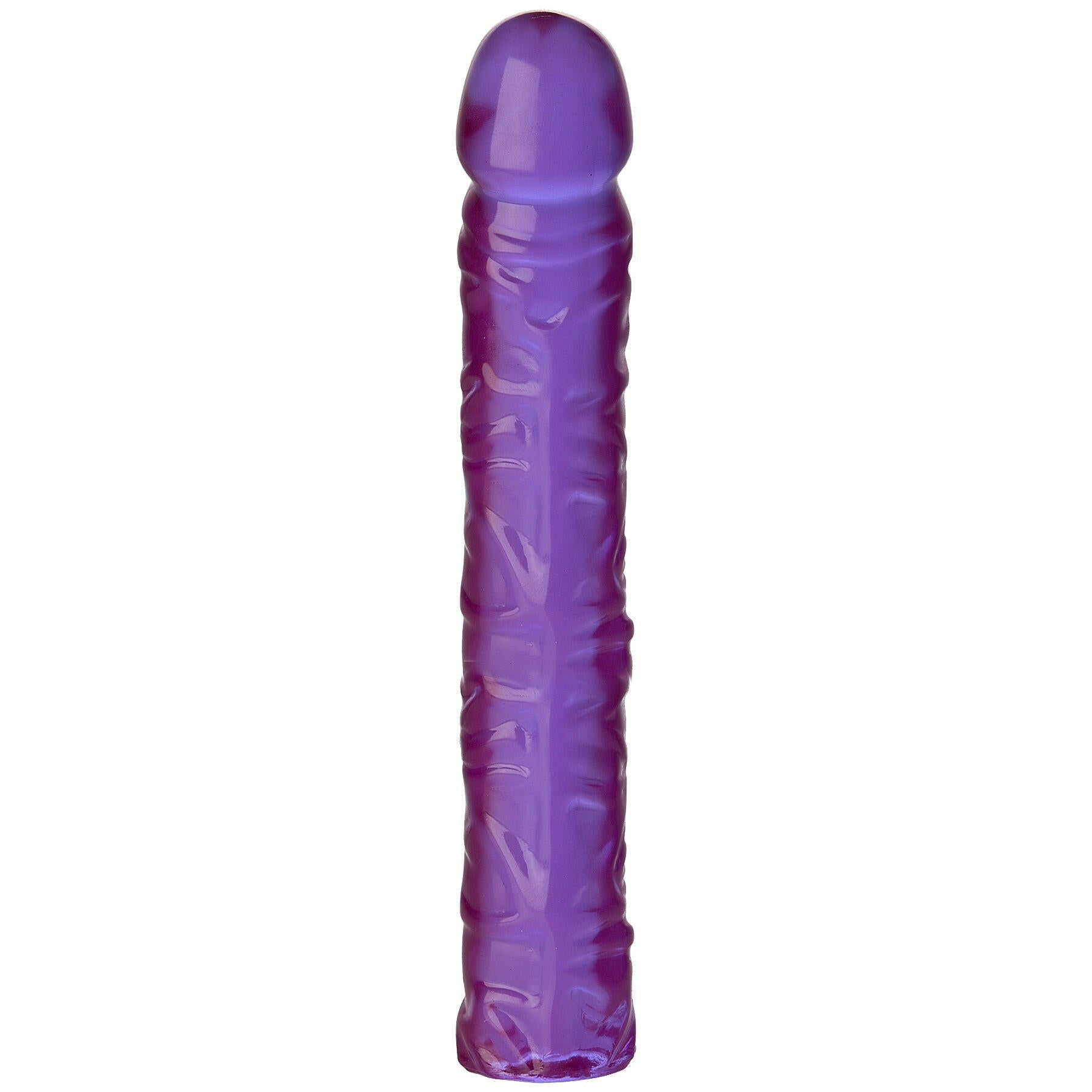 Crystal Jellies Classic Dong 10 Inch - Purple - TemptationsSale SpecialsTemptationsDJ0286-03