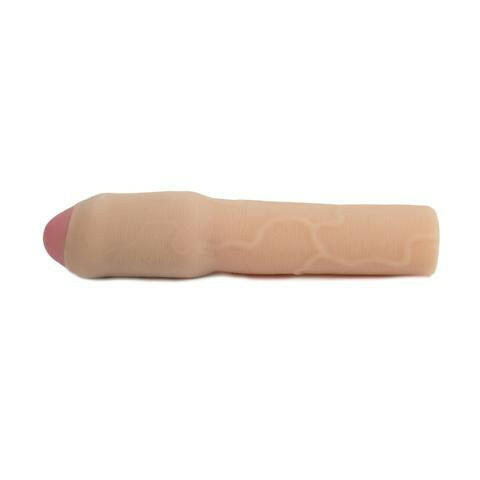 Cyberskin 3 In. Xtra Thick Uncut Transformer Penis Extension - Light - TemptationsTopcoTemptationsTS1008537