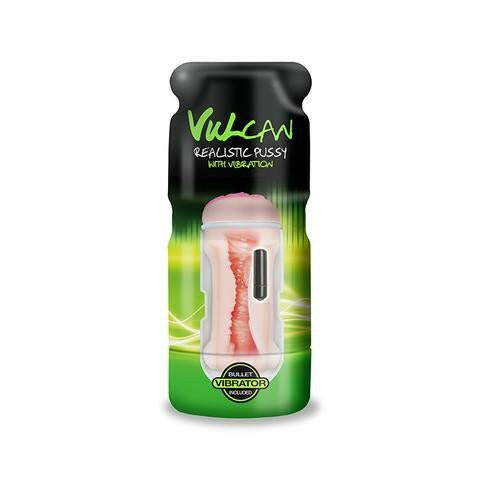 Cyberskin Vulcan Realistic Pussy With Vibration - Cream - TemptationsTopcoTemptationsTS1600391