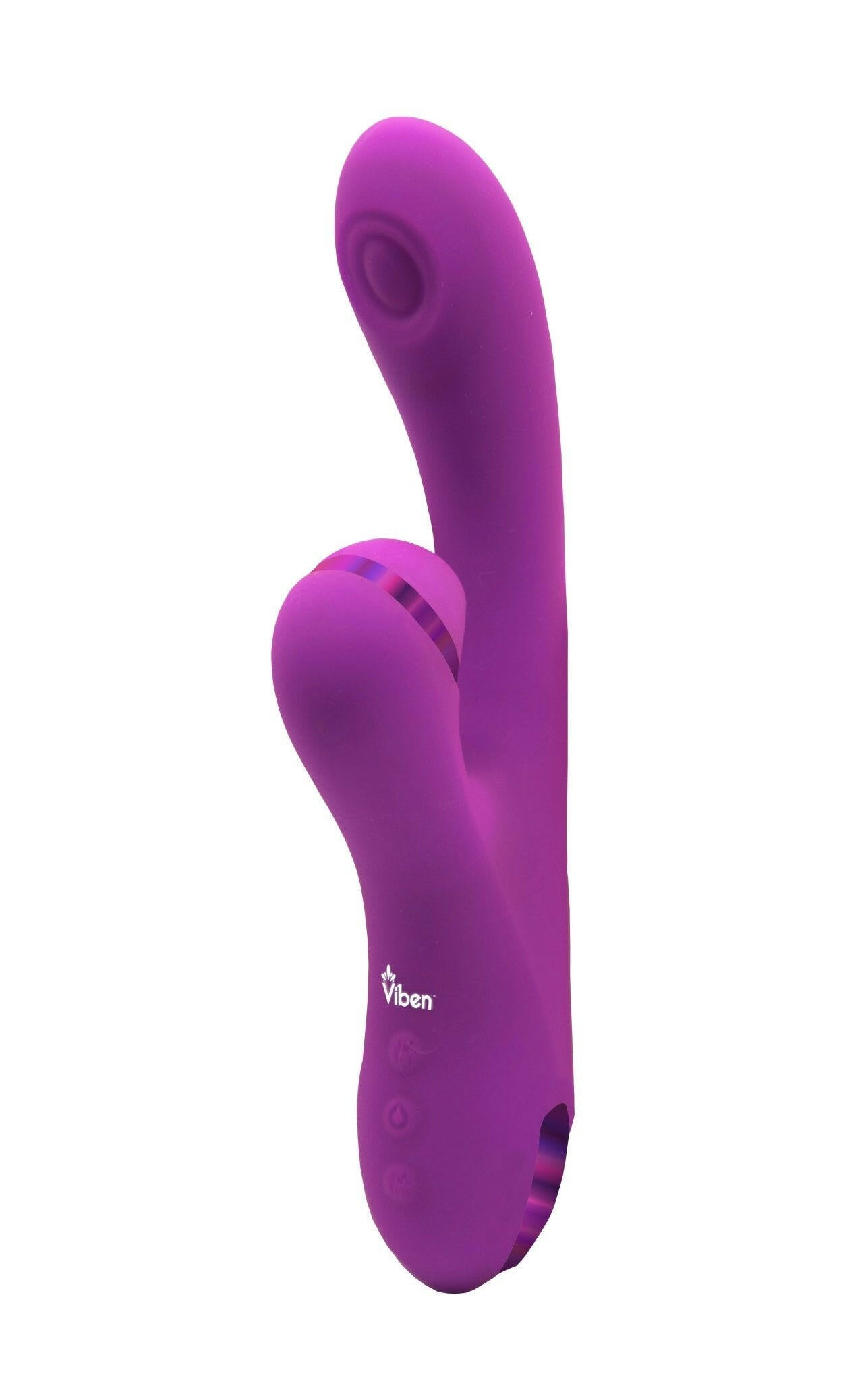 Dazzle - Berry - Rechargeable Thumping and Suction Rabbit - TemptationsVibenTemptationsVB-75006