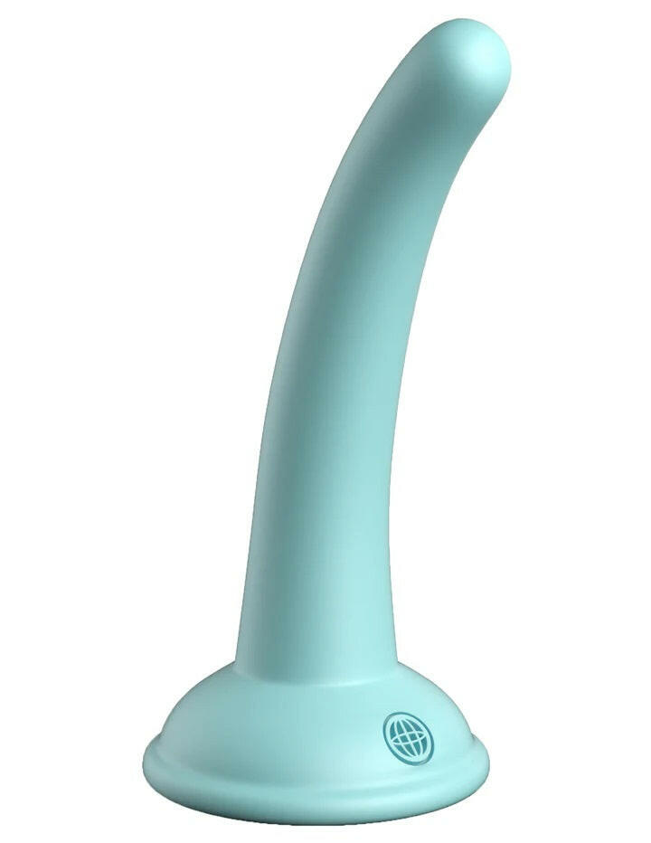 Dillio Platinum - Curious Five 5 Inch Dildo - Teal - TemptationsSaleTemptationsPD5383-14