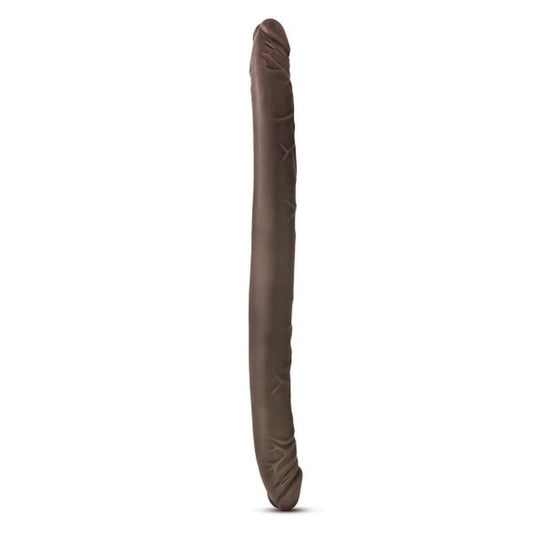 Dr. Skin - 16 Inch Double Dildo - Chocolate - TemptationsBlushTemptationsBL-52016