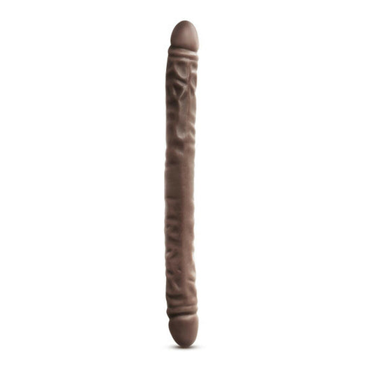 Dr. Skin - 18 Inch Double Dildo - Chocolate - TemptationsBlush NoveltiesTemptationsBL-36796