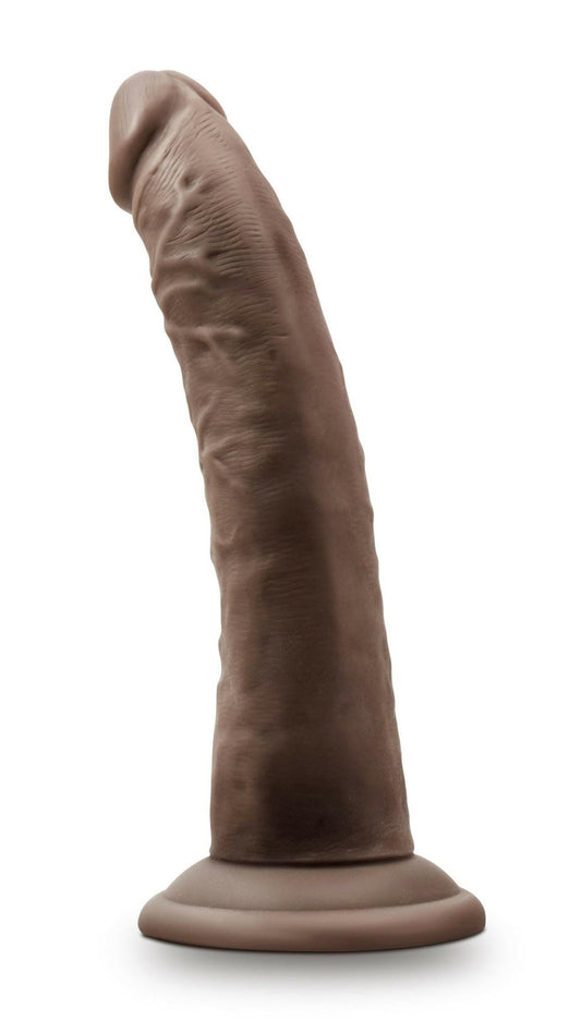 Dr. Skin Plus - 7 Inch Posable Dildo - Chocolate - TemptationsBlushTemptationsBL-12906