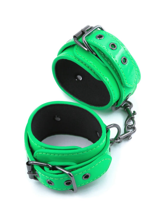 Electra Play Things - Ankle Cuffs - Green - TemptationsnsnoveltiesTemptationsNSN-1310-38