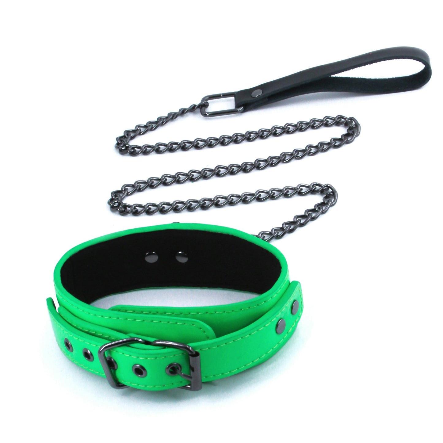 Electra Play Things - Collar and Leash - Green - TemptationsnsnoveltiesTemptationsNSN-1310-18