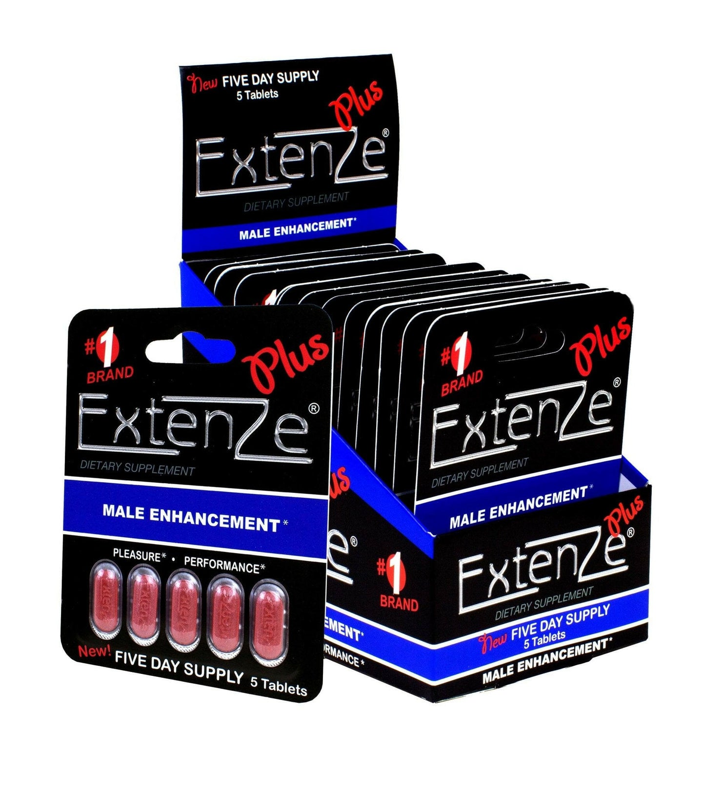 Extense Plus 5 Day Supply - 12 Piece Display - TemptationsBeamonstarTemptationsEXTPLUS-5CTD