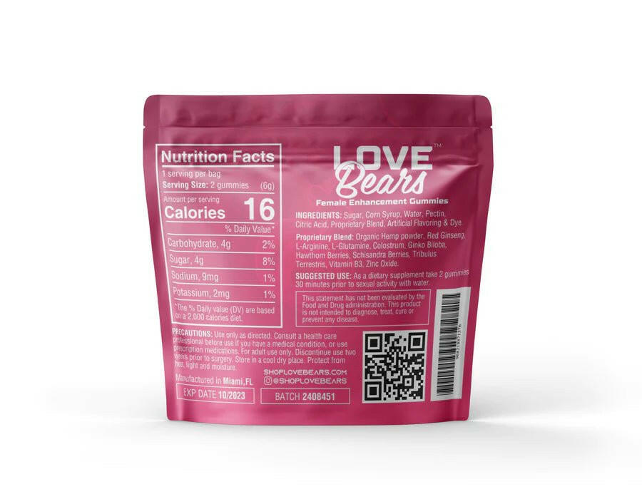 Female Love Bear Enhancement Gummy - TemptationsSEXCITE SHOPTemptations