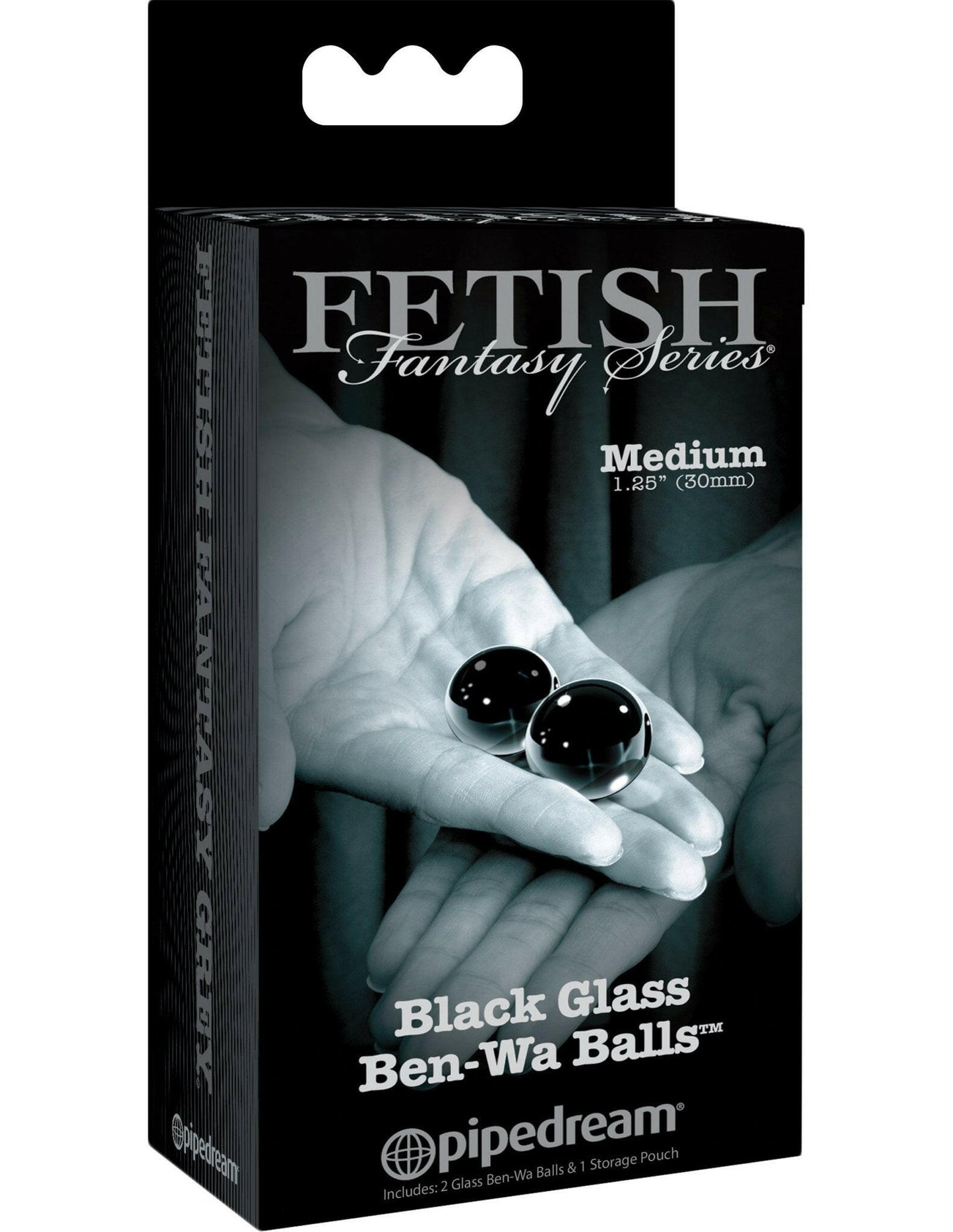 Fetish Fantasy Series Limited Edition Glass Ben-Wa Balls - Medium - Black - TemptationsHoliday Blowout SaleTemptationsPD4434-23