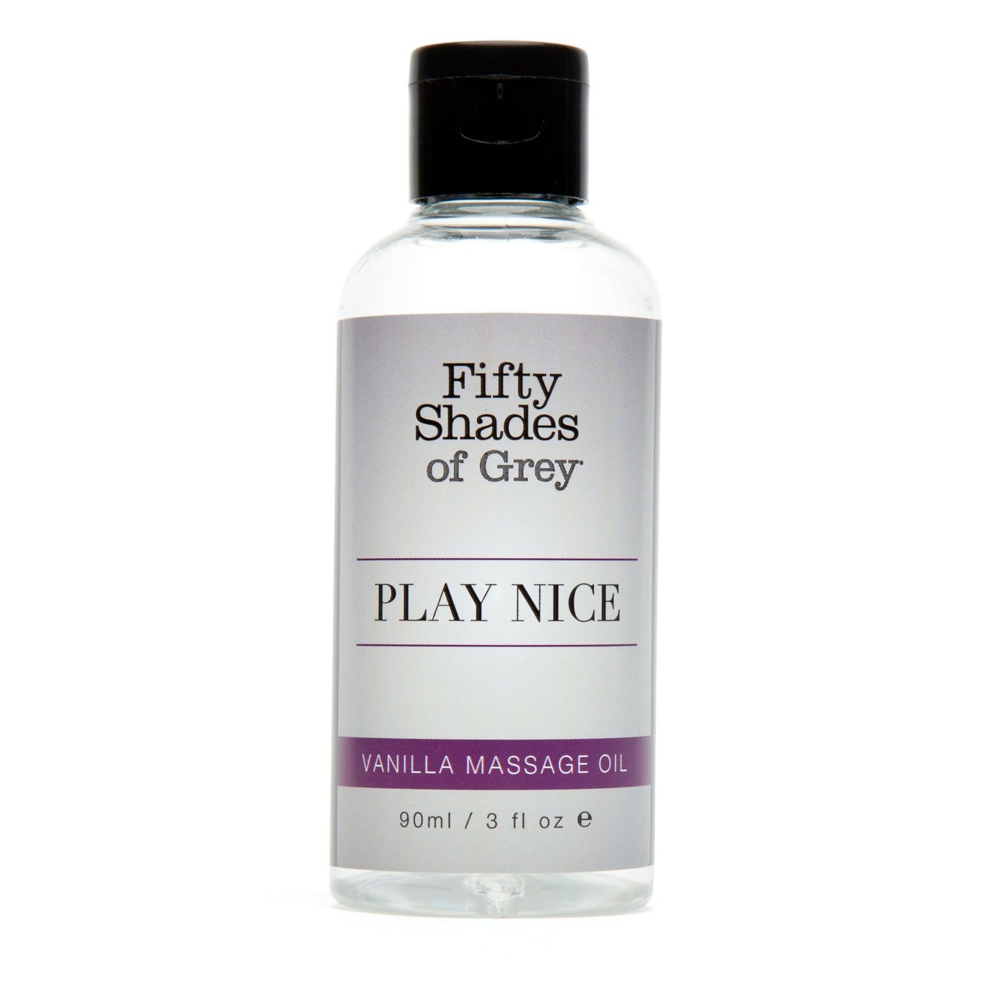 Fifty Shades of Grey Play Nice Vanilla Massage Oil - TemptationsLovehoney Fifty ShadesTemptationsLHR-80172