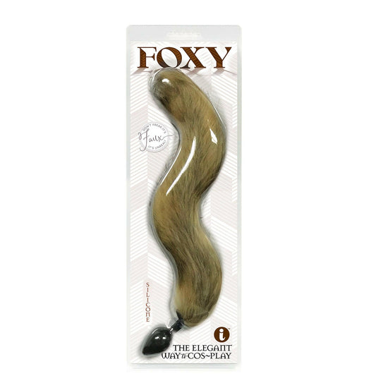 Foxy Fox Tail Silicone Butt Plug - Gold - TemptationsSale SpecialsTemptationsIC1403